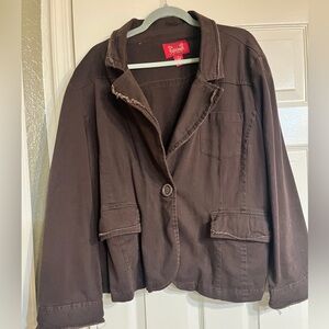 Paris Blues Dark Brown Women's Blazer